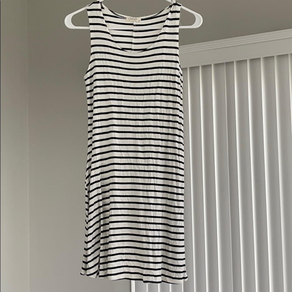 Black and white dress